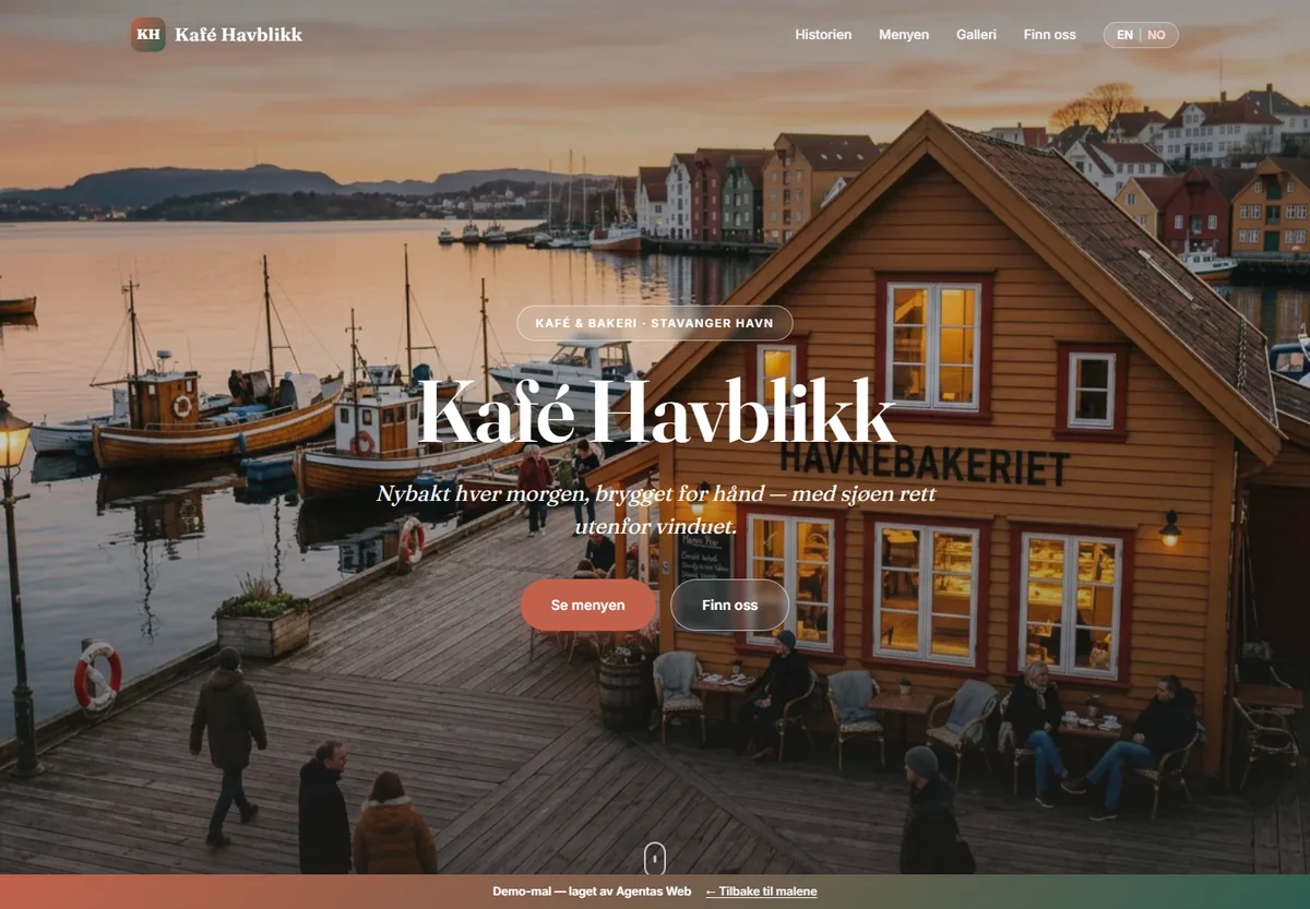 Malen Visuell / bildedrevet i nettleseren